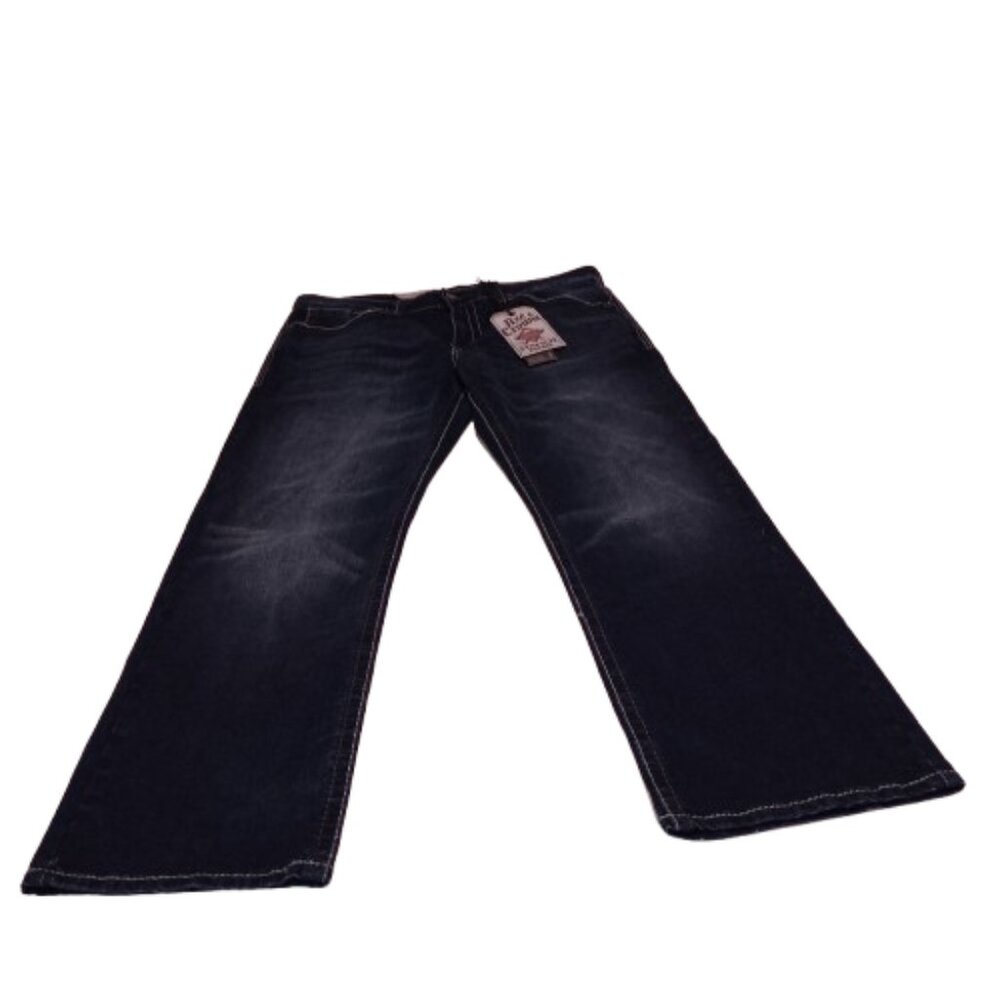 Axe & Crown Handcrafted Outlaw Denim Relaxed Straight Jeans Men's Size 36 X 32